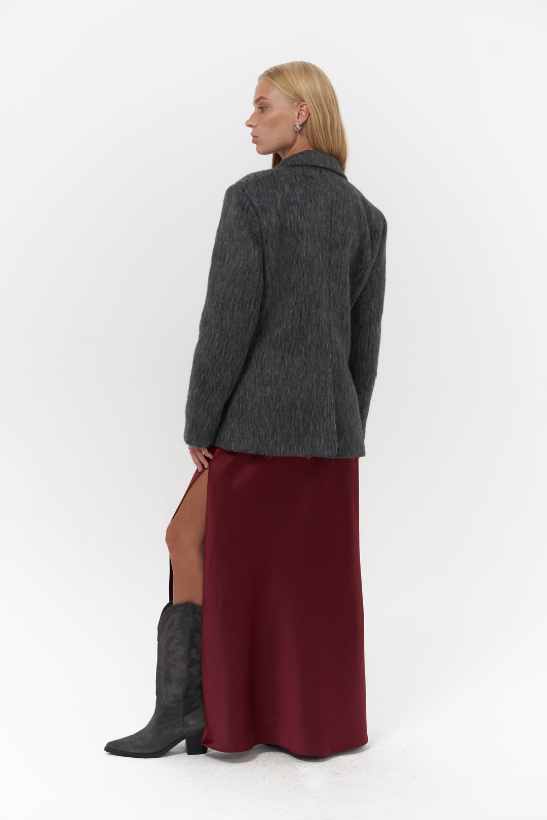 Charcoal Textured Blazer