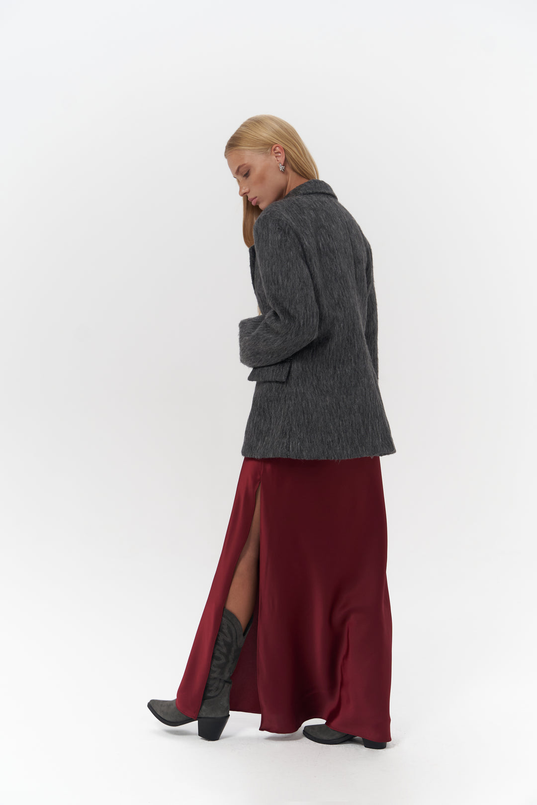 Charcoal Textured Blazer