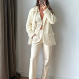 Wool Blend Short Coat
