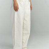Tri-Fold Jeans Cream