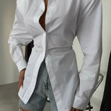 Tie Back Padded Shirt