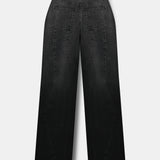 Contour Seam Wide Leg Jeans