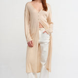Bikini Over Long Cardigan