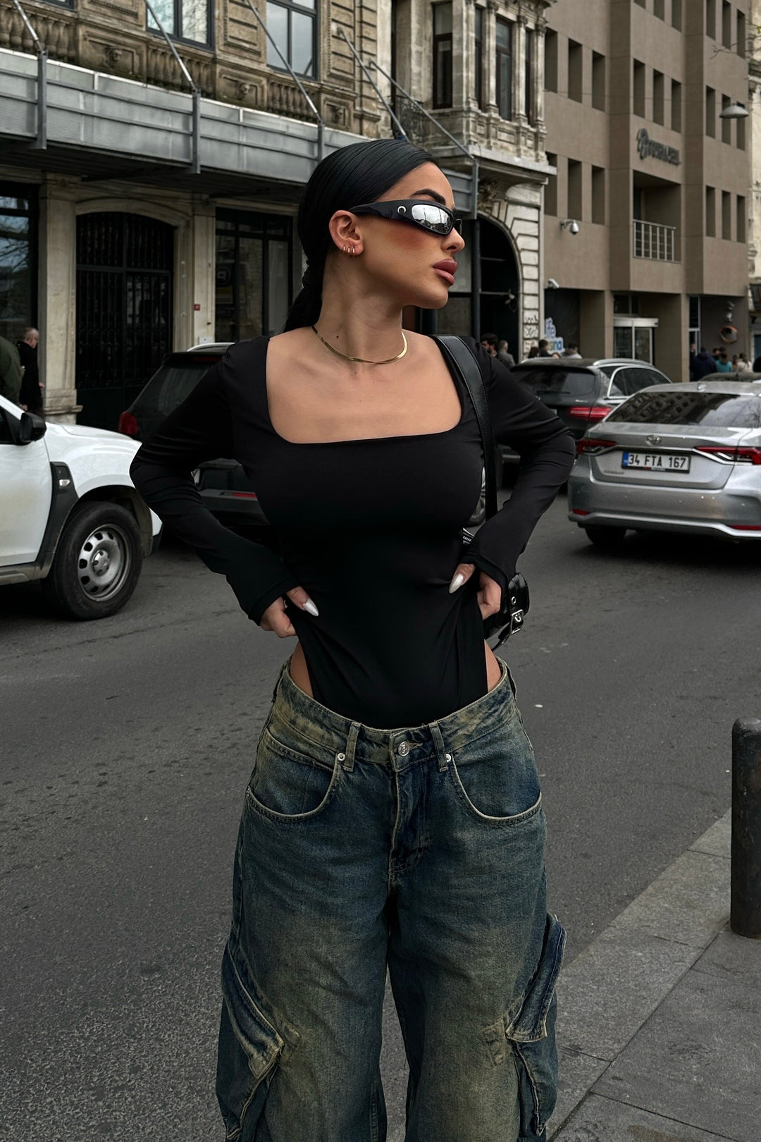 Square Neck Bodysuit