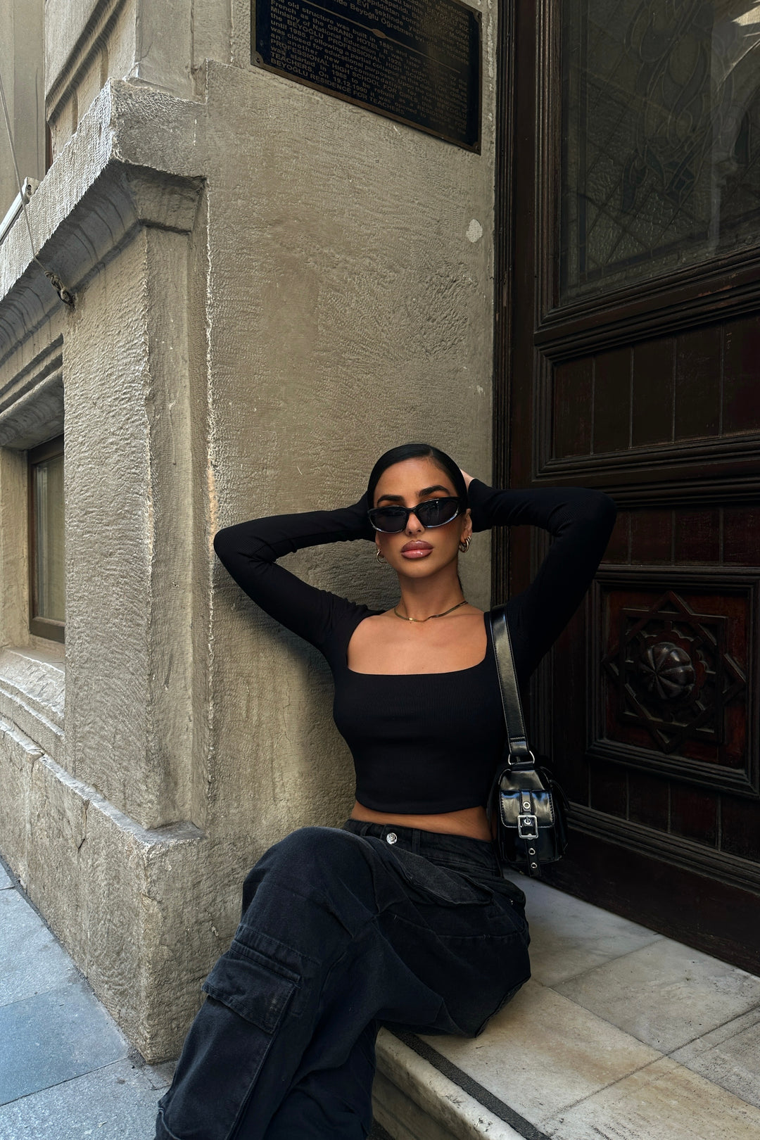Basic Square Neck Ribbed Top