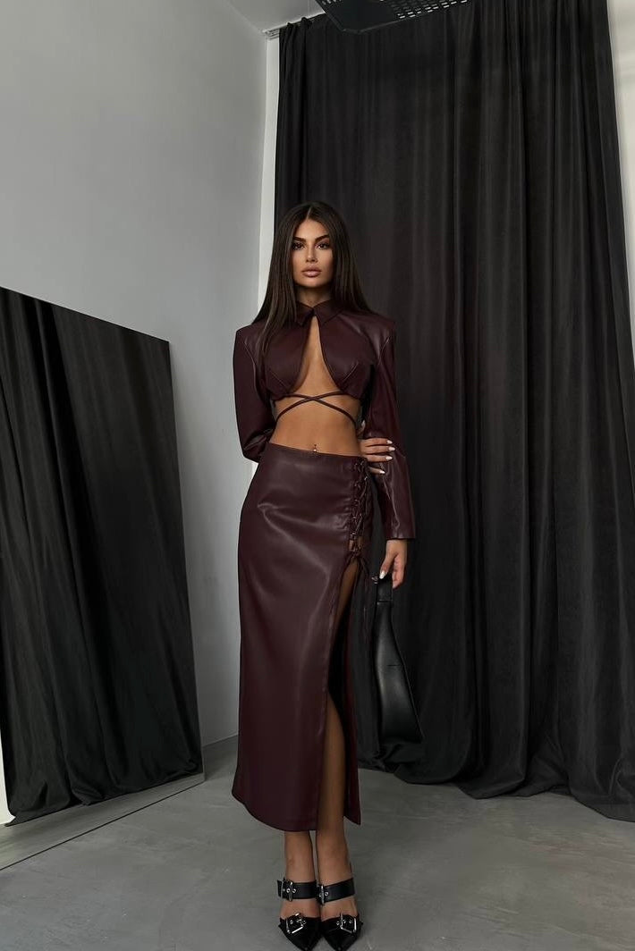 Freekik Faux Leather Set