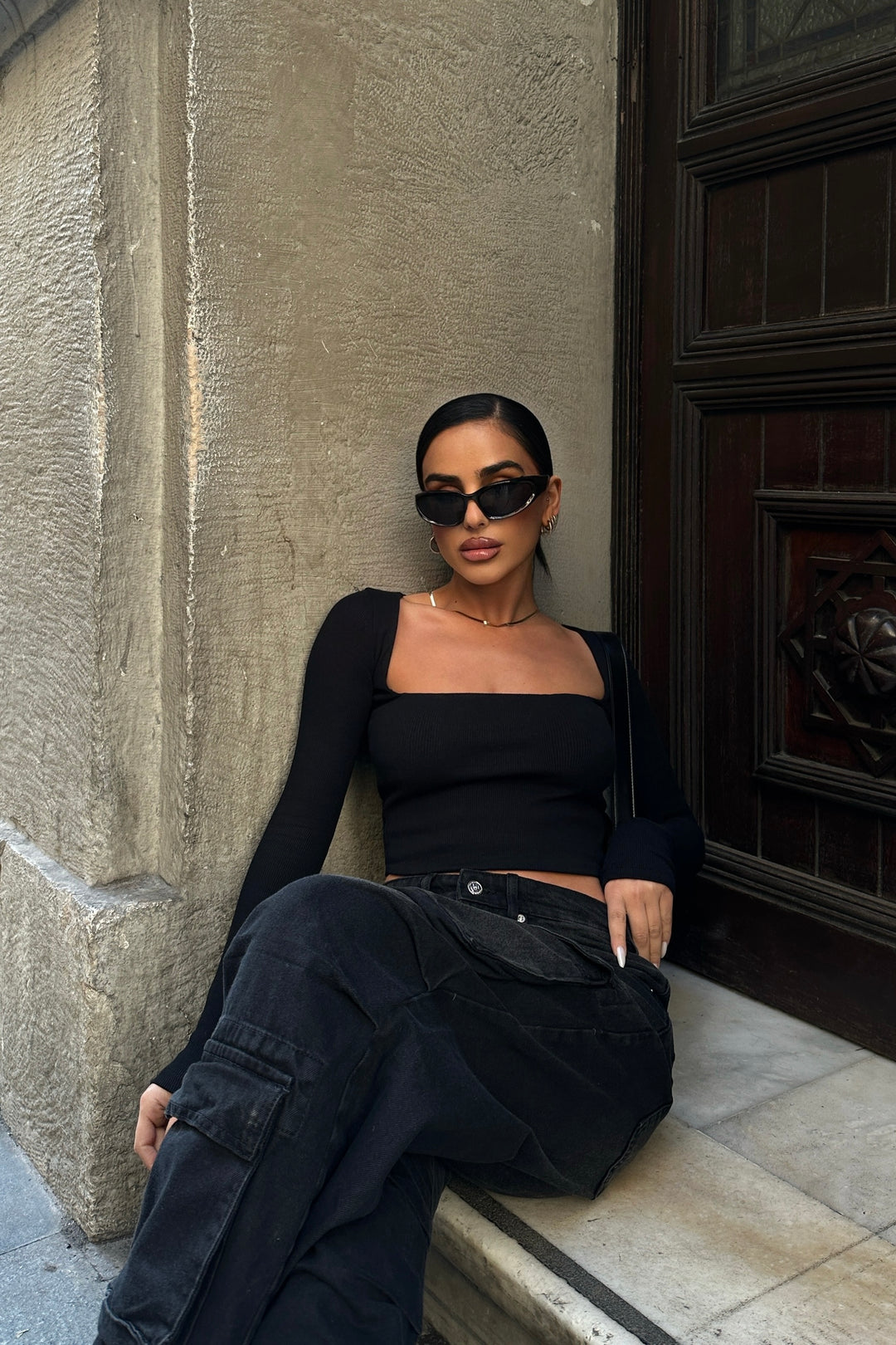 Basic Square Neck Ribbed Top