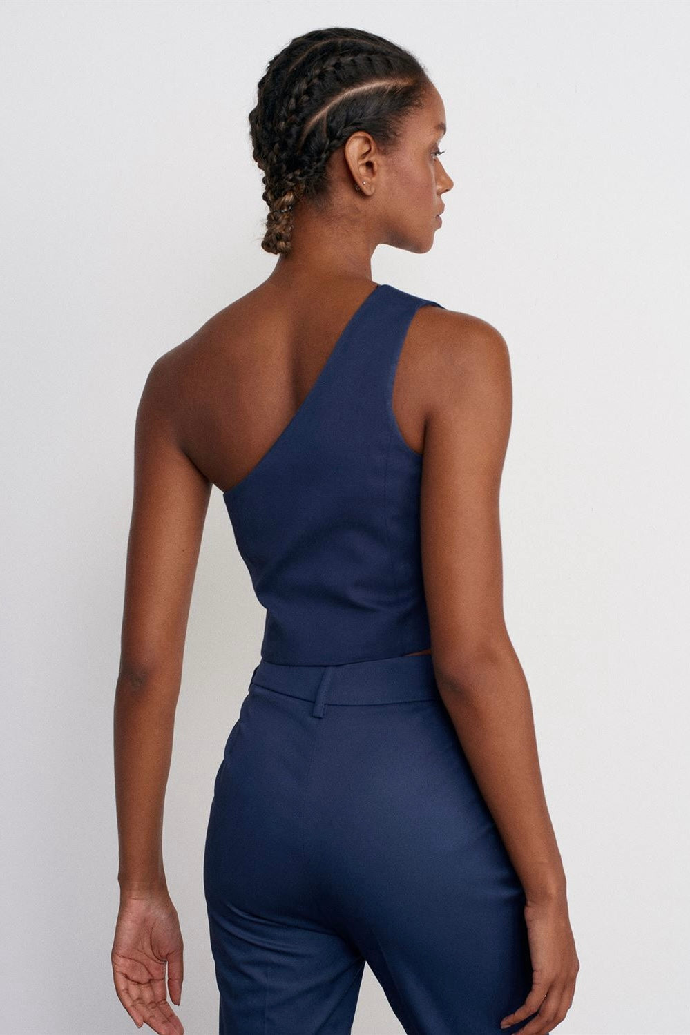 Asymmetric One-Shoulder Vest