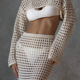 Bali Crochet Set Beige