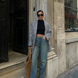 Sandblast Green Wash Palazzo Jeans