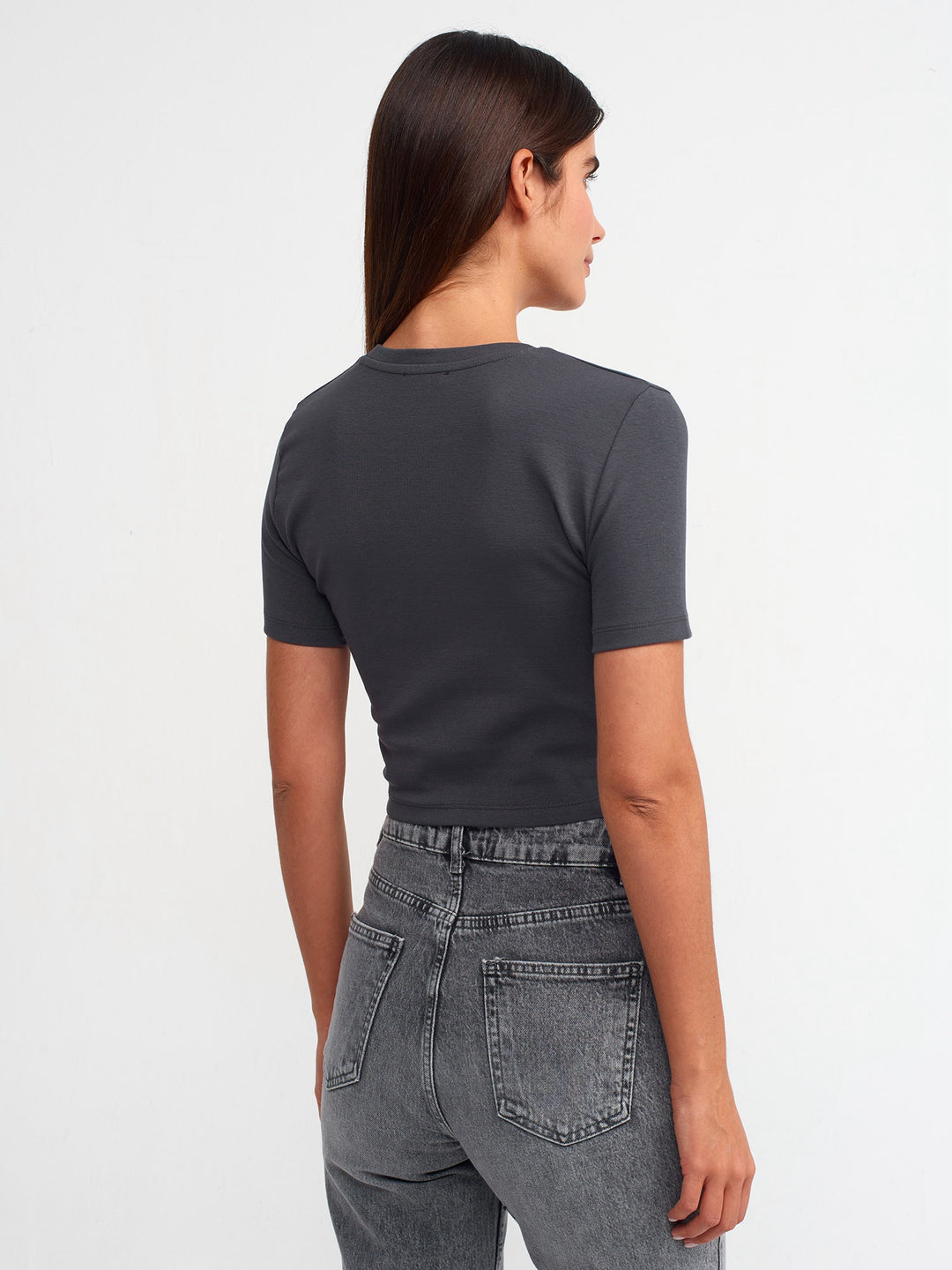 Cotton Cropped T-Shirt