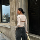 Hook Closure Cardigan