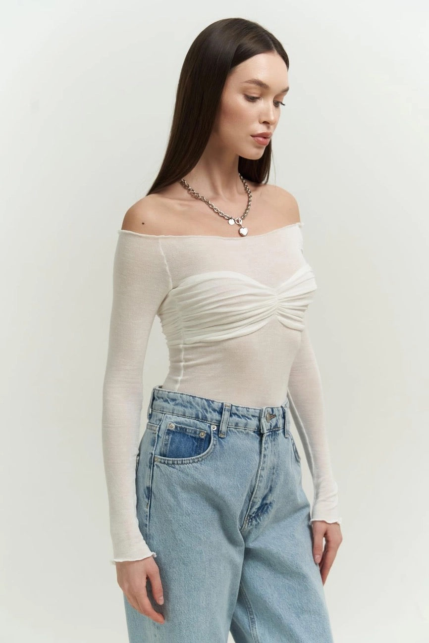 Bralette Style See-Through Top