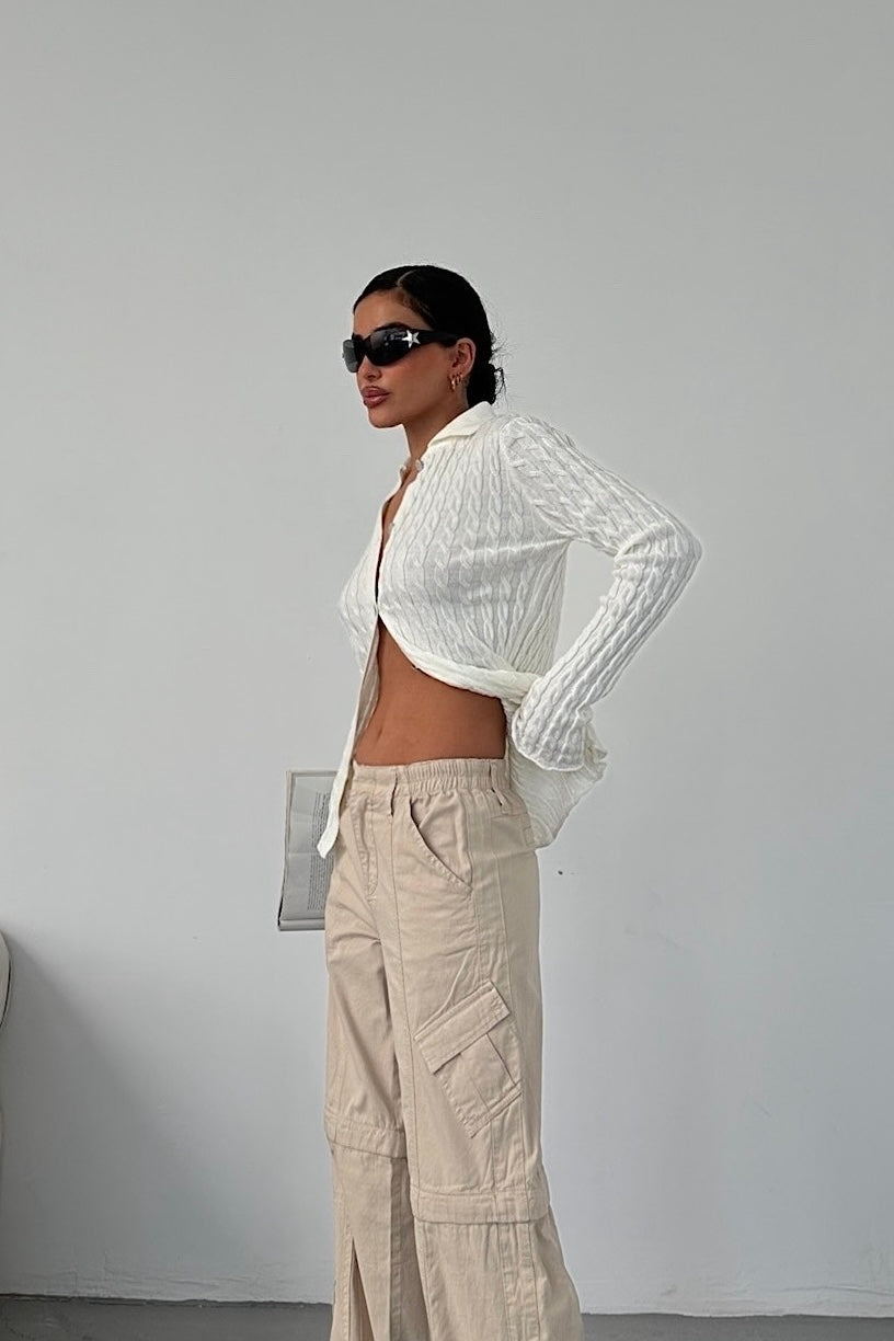 Cable Knit Cardigan