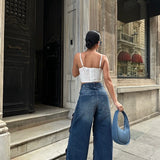 Jayla Full Pockets Cargo Jeans