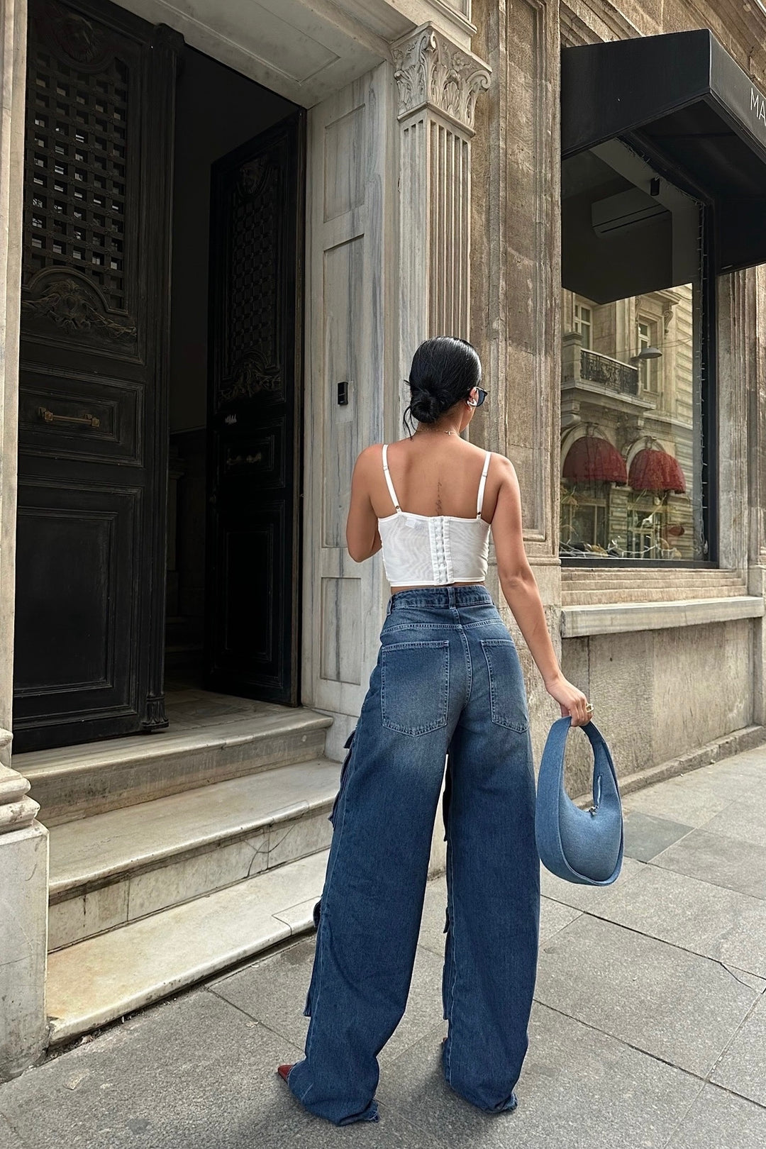 Jayla Full Pockets Cargo Jeans