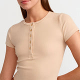 Button Baby Tee