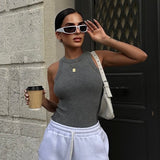Ribbed Tank Top In Colors