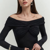 Criss Cross Off Shoulder Top