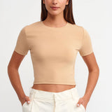 Cotton Cropped T-Shirt