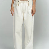 Tri-Fold Jeans Cream