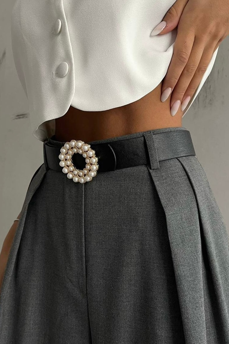 Wide Leg Pleated Pants