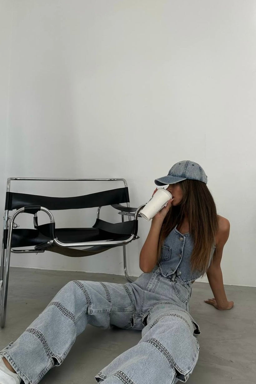 Blacka Cut Pieces Straight Jeans