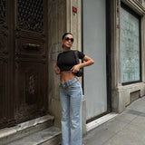 Bell Bottom Low Rise Jeans