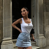 Acid Cargo Mini skirt