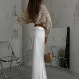 Maxi Satin Skirt