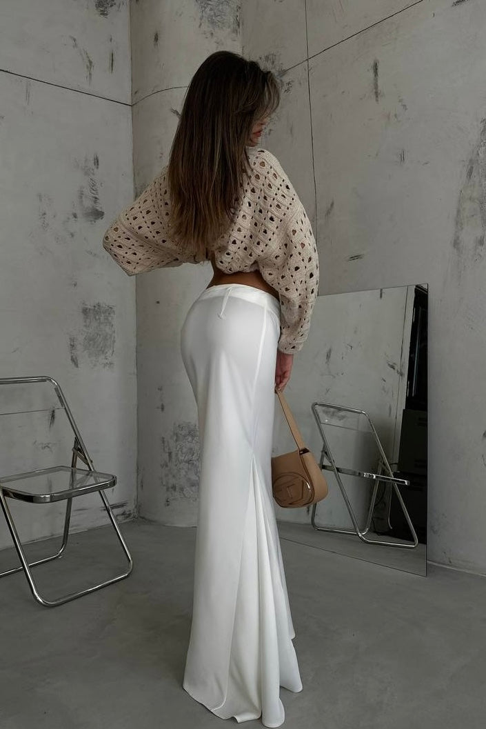 Maxi Satin Skirt