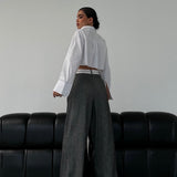 Bella Pants Mixed Gray
