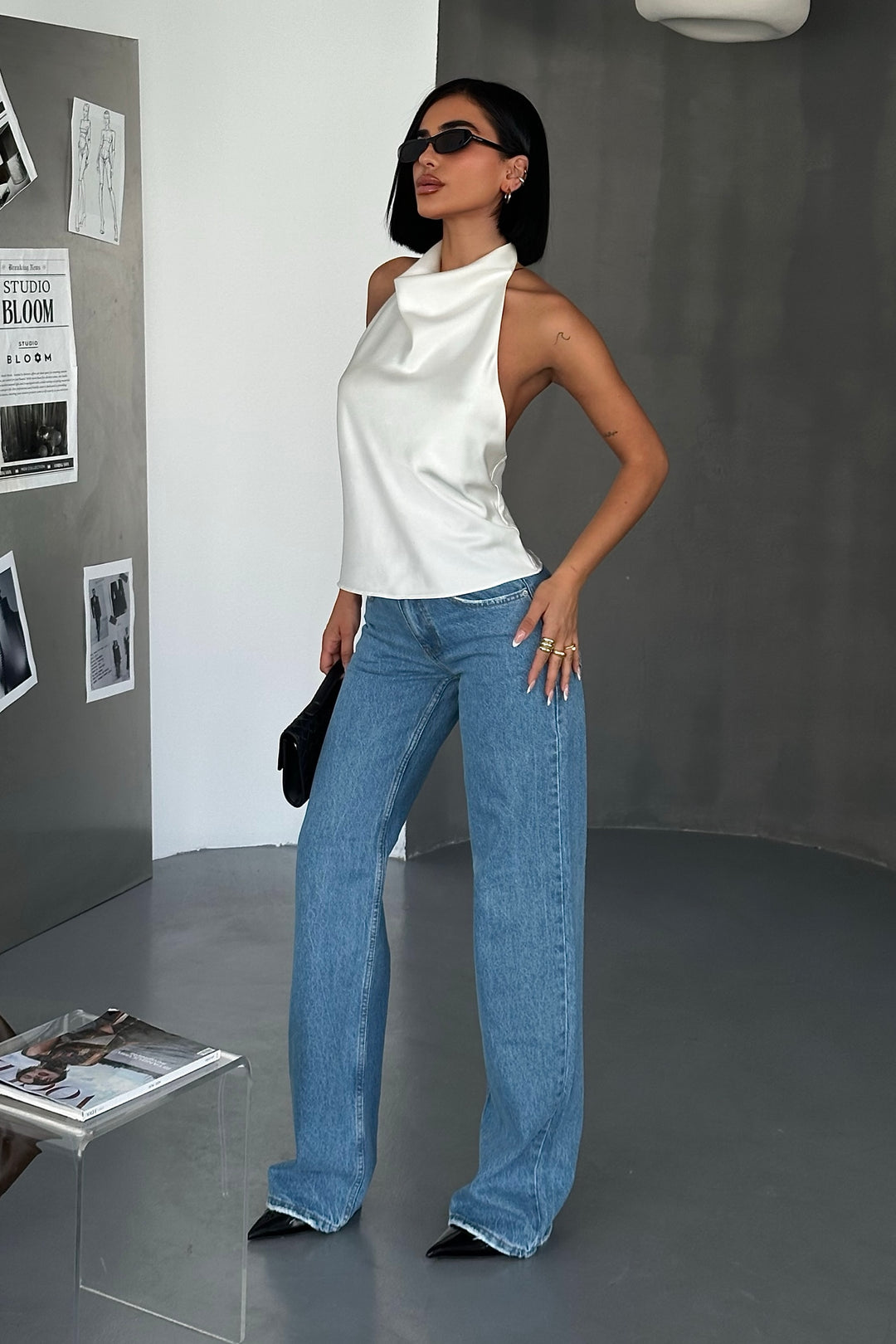 Classic Blue Mid Rise Jeans
