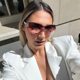 Rosé Wrap Sunglasses