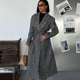 The Raven Herringbone Coat