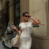 Cana Crochet Dress