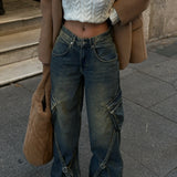 Cargo Strap Jeans