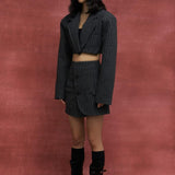 Mella Stripe Blazer Set