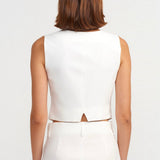 Sleek Button-Front Vest