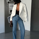 Cross Belt Wide Leg Jean