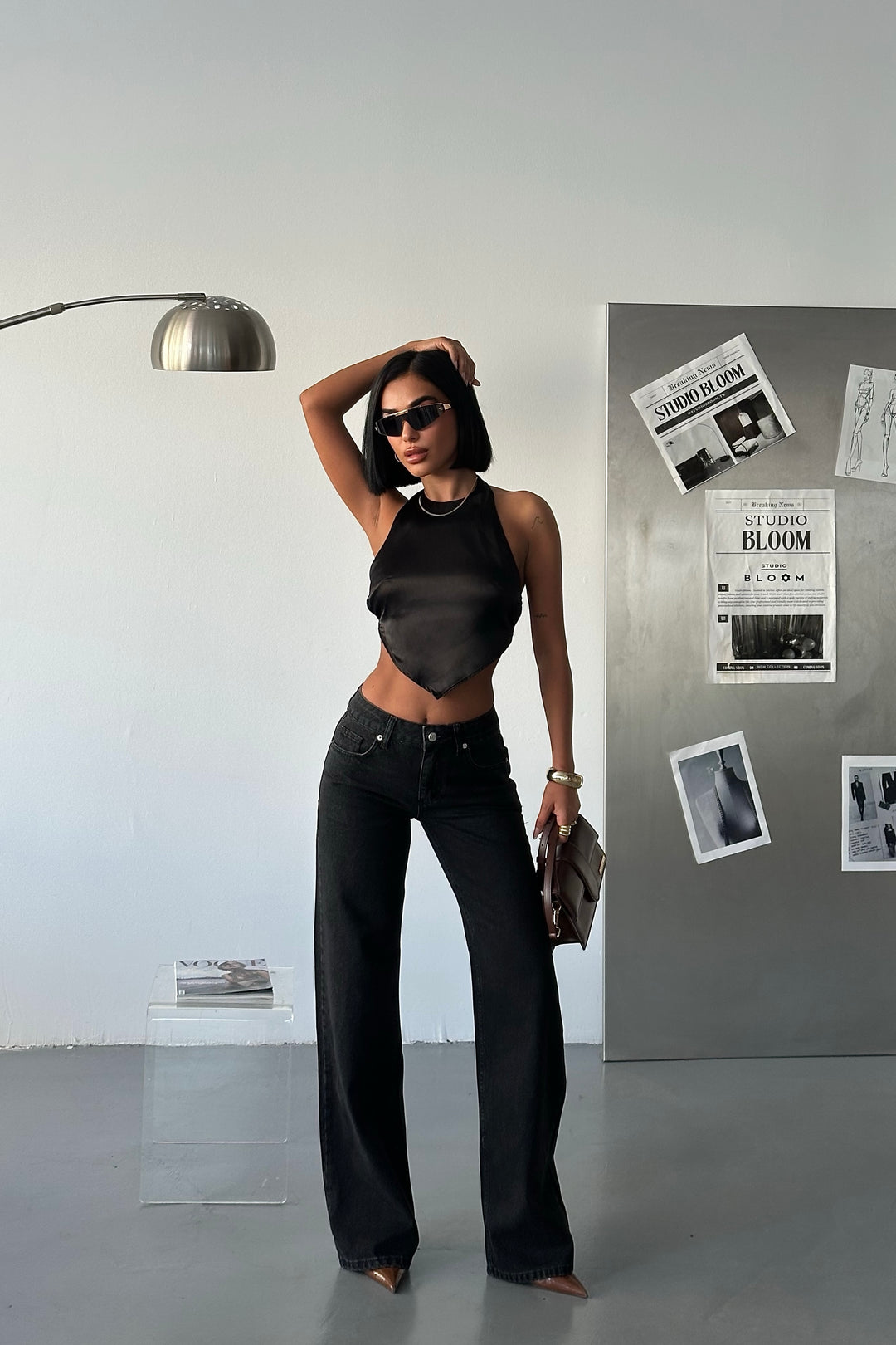 Classic Black Mid Rise Jeans