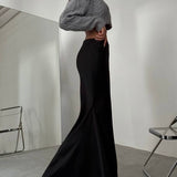 Maxi Satin Skirt