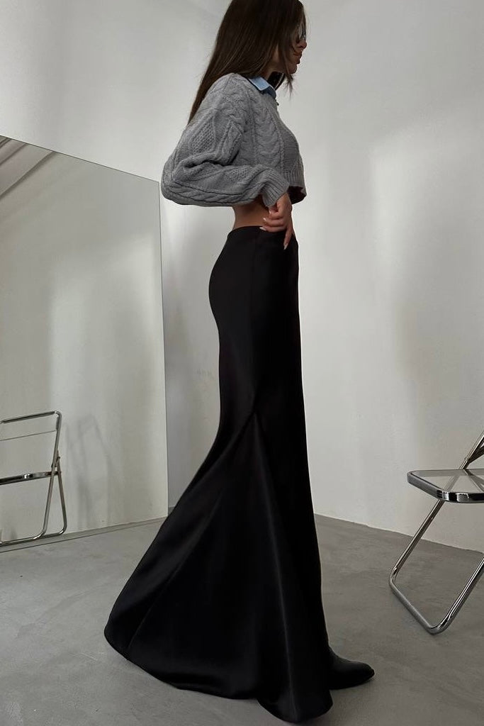 Maxi Satin Skirt