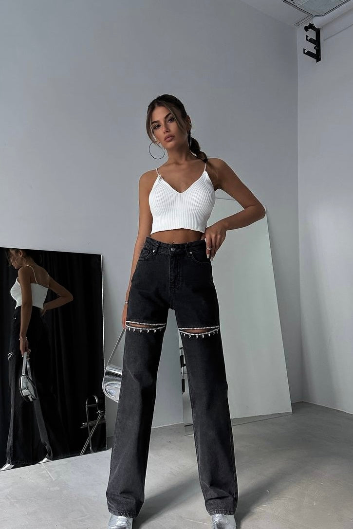 Crystal Cut Jeans