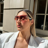 Rosé Wrap Sunglasses