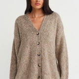 Cozy Button-Up Knit Cardigan