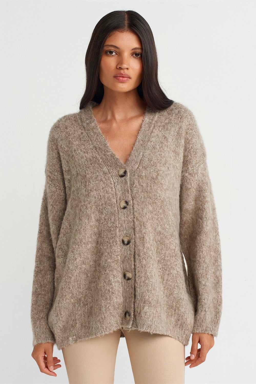 Cozy Button-Up Knit Cardigan