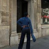 Bicolor Straight Jeans