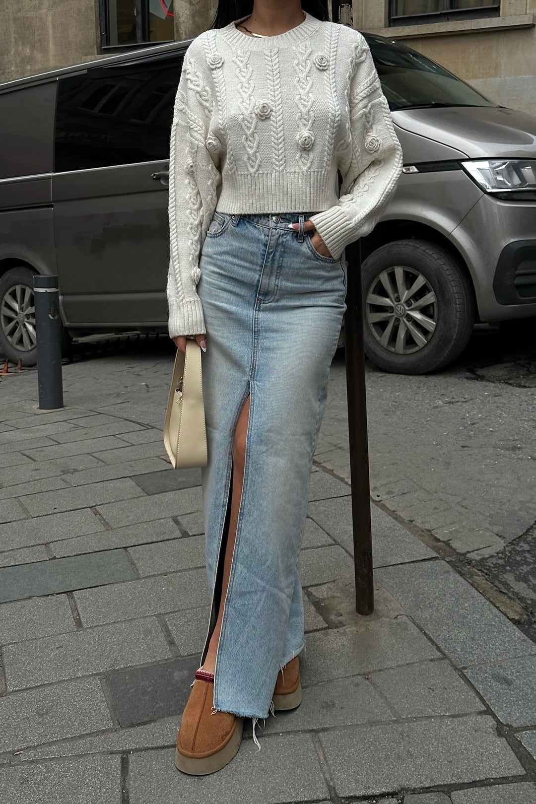 Open Back Tie Knitted Top