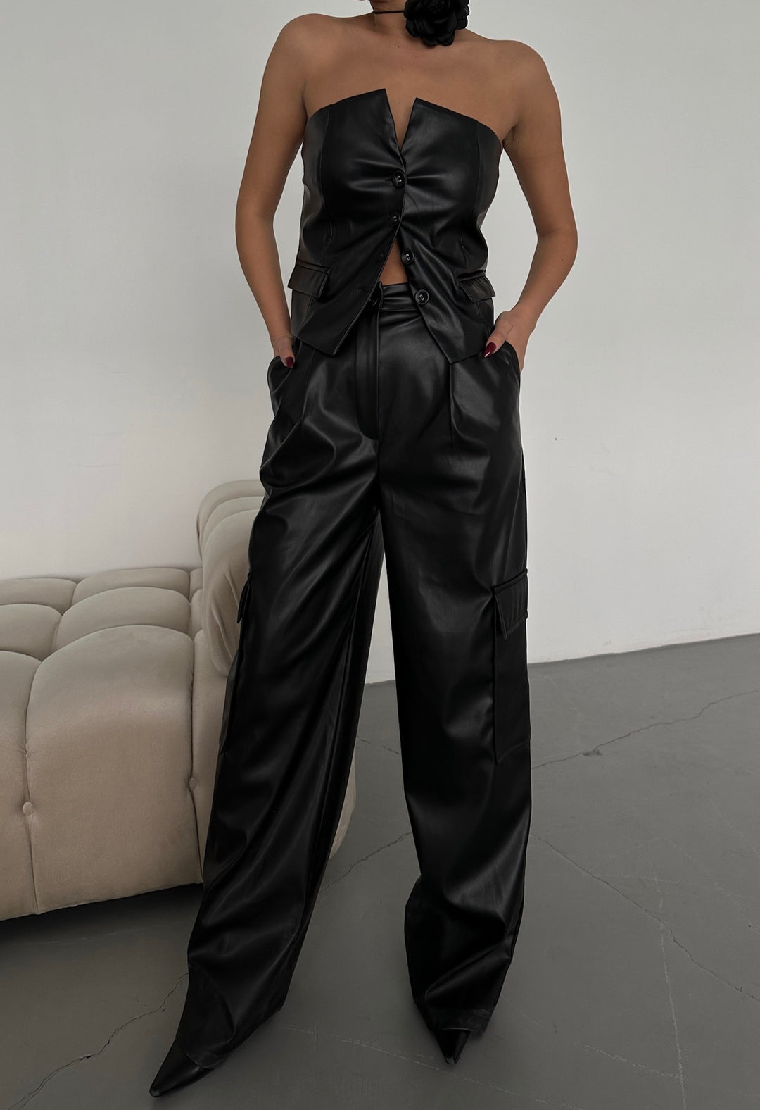 Elegance Faux Leather Set